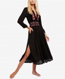 Embroidered Midi Dress by Free People at Macys